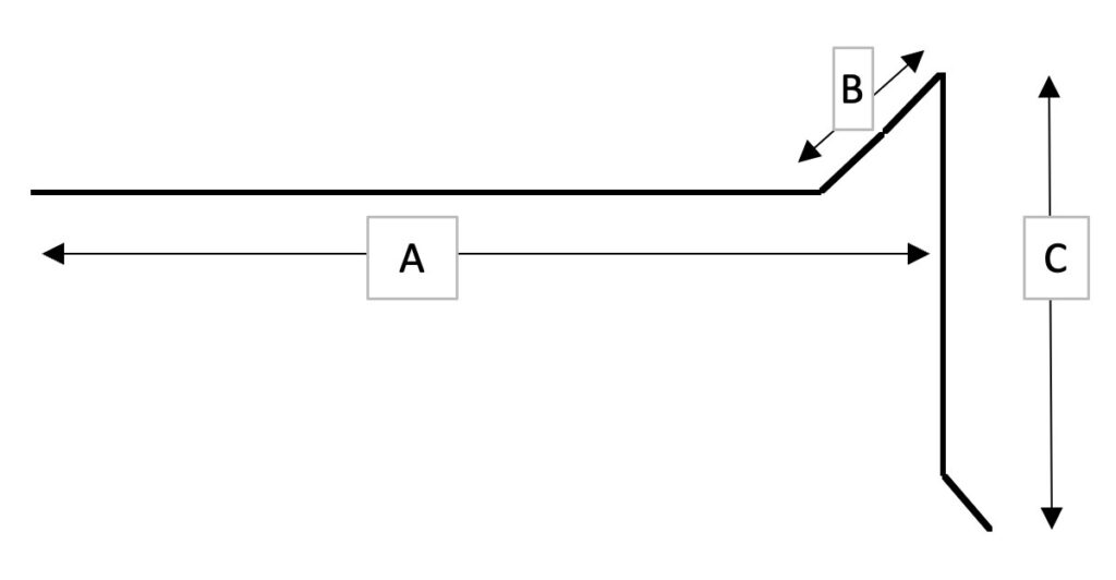 gravel/slag stop diagram